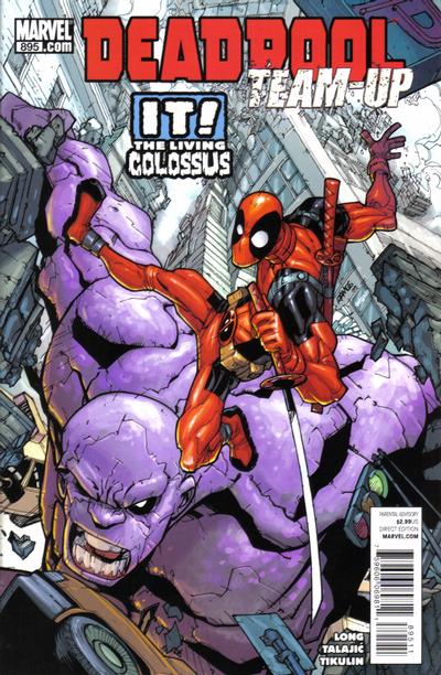 thetonyisabella's tweet image. THINGS THAT MAKE ME HAPPY: Deadpool Team-Up #895 by Christopher Long and Dalibor Talajic. Published in 2010, how did this slip under my radar? It has triggered me. Now I desperately want to write a new It! The Living Colossus limited series. 7-23-25.