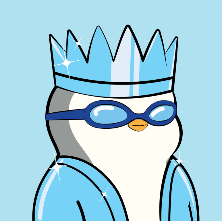 lokithebird's tweet image. we're just getting started
Pudgy Penguin #4390 bought for 120 ETH or $440,000