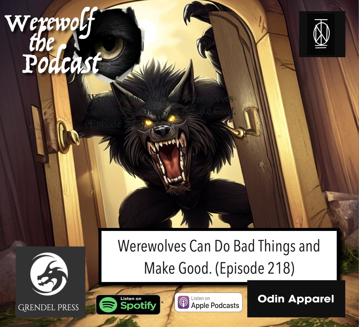 AWerewolfsStory's tweet image. Five #Fearful #Stories this #week. #Listen to this week's #episode.
#Werewolves Can Do Bad Things and Make #Good. (Episode 218)
Link: open.spotify.com/episode/4dmWht…
