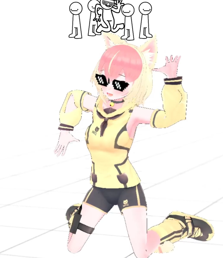 「新しいわけわかんないショートネタ動画公開しました! Everybody do t」|カネネコ🎨イラスト仕事準備中 Commission will openのイラスト