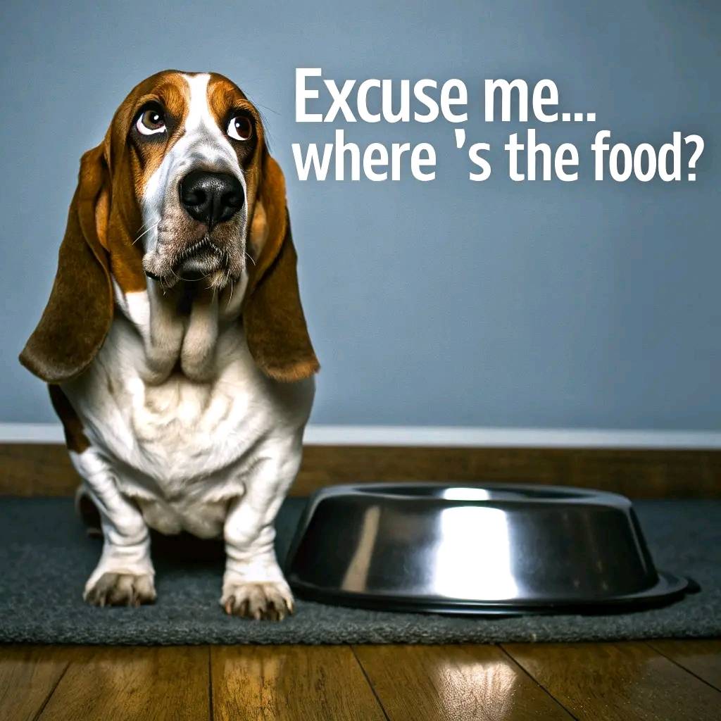 CarlosMerritte's tweet image. Excuse me...
where&apos;s the food?
#FurryCuddle #BassetVibes #BassetDog #JustBassetThings #BassetBound #BassetHoundLoverUSA