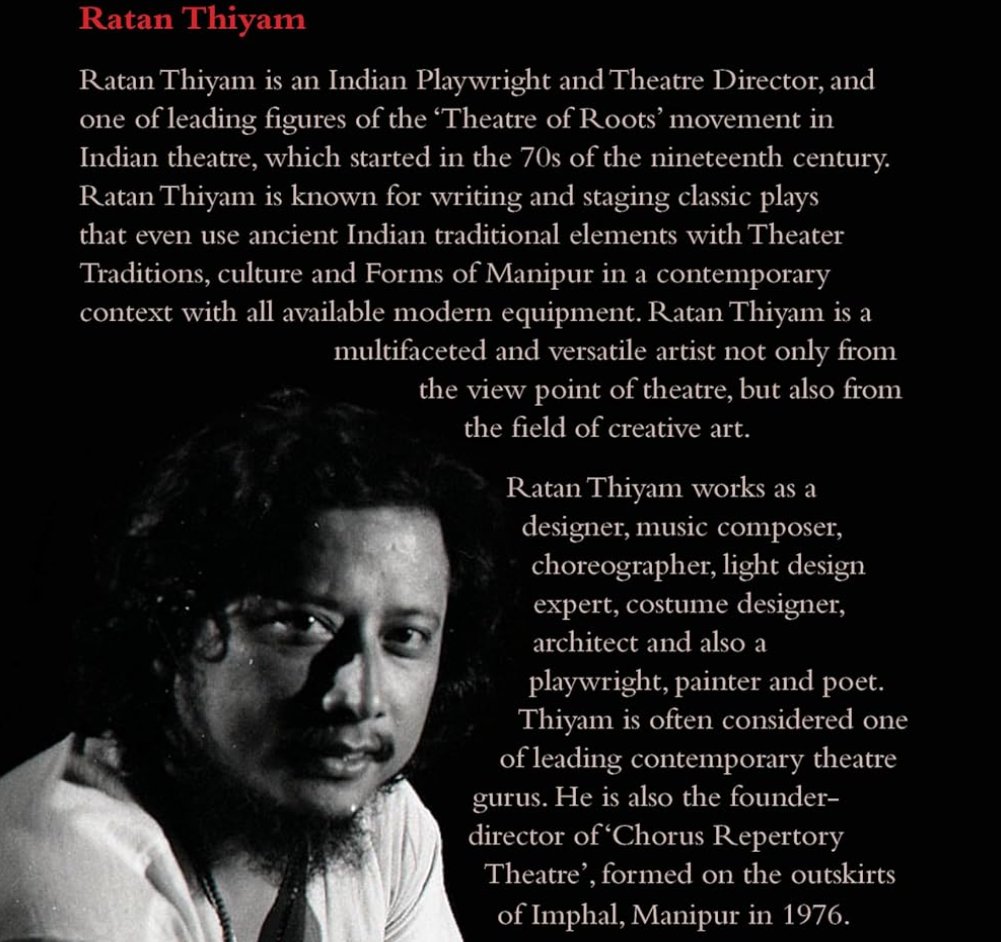 Maipakpi_V2's tweet image. My love for literature, theatre, stories, drama, cinema has shaped who I am. I will always cherish the moment I watched “Ashibagee Eshei” during my time in Bangalore and had the brief honour of interacting with the (L) Padma Shri Pabung Ratan Thiyam.
As a Meitei, I felt immense…