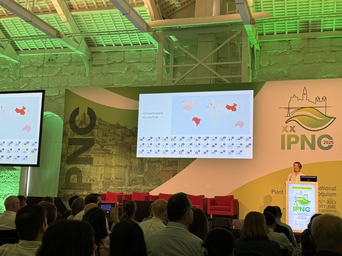 Great start to #IPNC2025 at Porto #Portugal #obrigado #plantsinthehumancontext #like