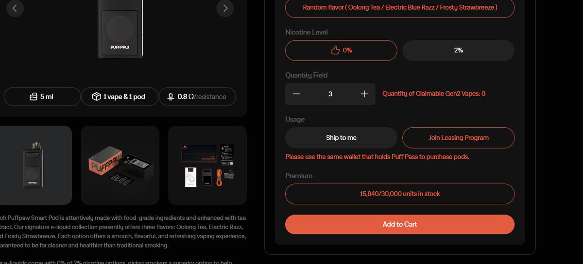 doruOlt's tweet image. gPuff!
Did you get your Gen2 vape yet?
Supply’s flying and overthink too much and you’ll be watching from the sidelines.
If you haven’t received yesterday’s rewards yet, don’t stress, the team’s double-checking everything manually, especially after all the recent changes.
Use…