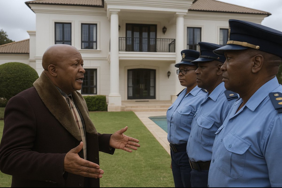 MightiJamie's tweet image. SAPS: Hau Kenny why are you here?
Sushi King: I am taking some time from being MMC to do some journalism.
SAPS: do you know this man
Sushi eater: Never, check my one phone, I don’t have his number or his address. I was bringing my journalist here to do a story.