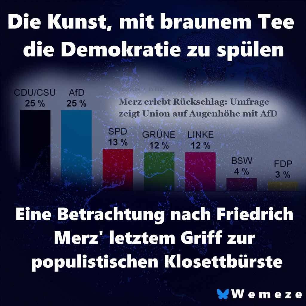 AnnaChronismus's tweet image. Kann ich bitte die Ampel, ohne FDP, wiederhaben?
Hauptsache, die Krawatte ist schick😂
#MerzKannNichtKanzler
#SpahnUntersuchungsausschuss
#DobrindtRücktritt
#KloecknerRuecktritt
#warkenrücktritt
#saskialudwigparteiausschluss
#ReicheRücktritt
#AfDVerbotJetzt
#ScheißAfD