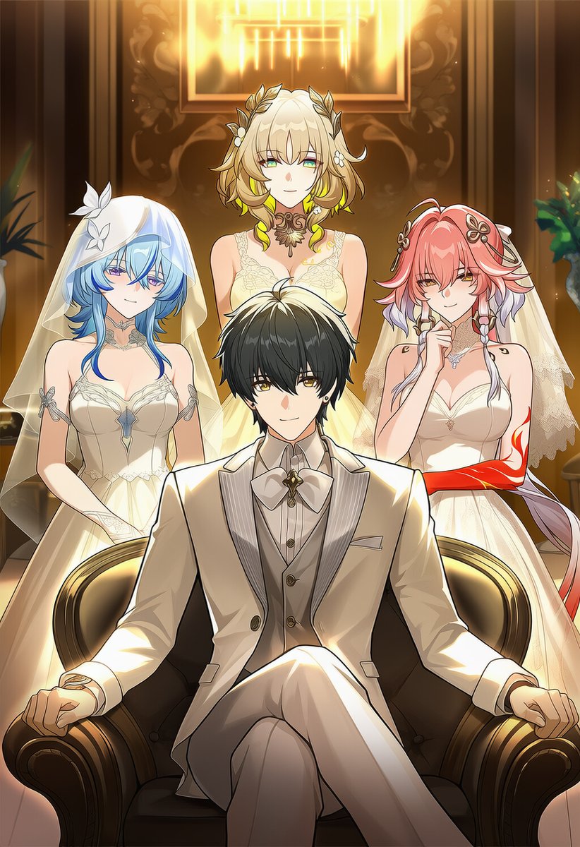 GodKingArthur's tweet image. Aglaea Isekai&apos;d to Solaris-3 and joined Rover&apos;s Harem.
