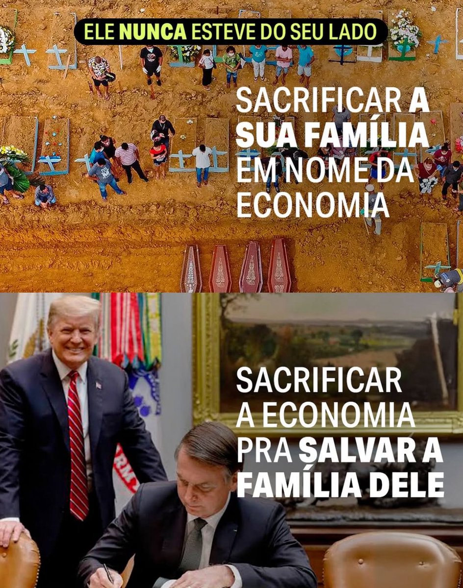 TRAIDORES DA PÁTRIA! O falso patriotismo tem endereço certo: o bolsonarismo. Enquanto sacrificam o país, transformaram o Brasil em moeda de troca  para benefícios pessoais.  
A história não absolverá.