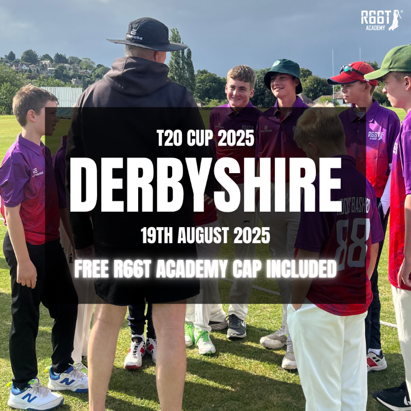 TheRootAcademy's tweet image. 𝗙𝗥𝗘𝗘 𝗥𝟲𝟲𝗧 𝗔𝗰𝗮𝗱𝗲𝗺𝘆 𝗖𝗮𝗽𝘀 to any bookings made this weekend for either the Derbyshire or North East T20 Cup! 🧢

Book before Monday to claim your free R66T Academy Cap ➡ tinyurl.com/2mfw9as7

🏏 #r66tacademy