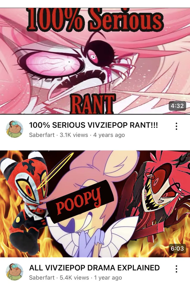 MatthewRey85072's tweet image. Not gonna lie these videos are unironically better than literally anything in hazbin hotel and helluva boss
