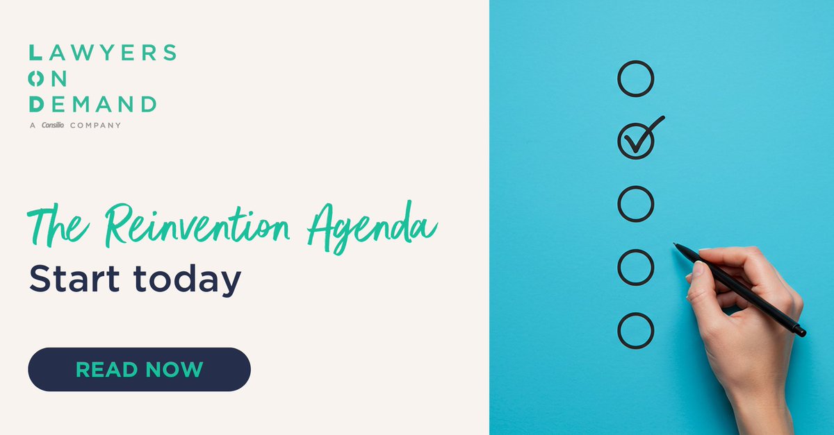 Too much work, too little time?
Our Global Survey Report showed that teams today are work-rich but time-poor.
That’s why we’ve designed The Reinvention Agenda. It lists targeted reinventions that can help you reclaim time and create space for innovation. lodlaw.com/our-thinking/a…