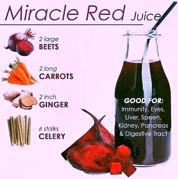 ononoherbals's tweet image. 🚨 Miracle Red Juice
Ingredients ⬇️
2 large BEETS
2 long CARROTS
2 inch GINGER
6 stalks CELERY
GOOD FOR ⬇️
Immunity,
Eyes,
Liver,
Spleen,
Kidney,
Pancreas & Digestive Tract
...
Repost and share