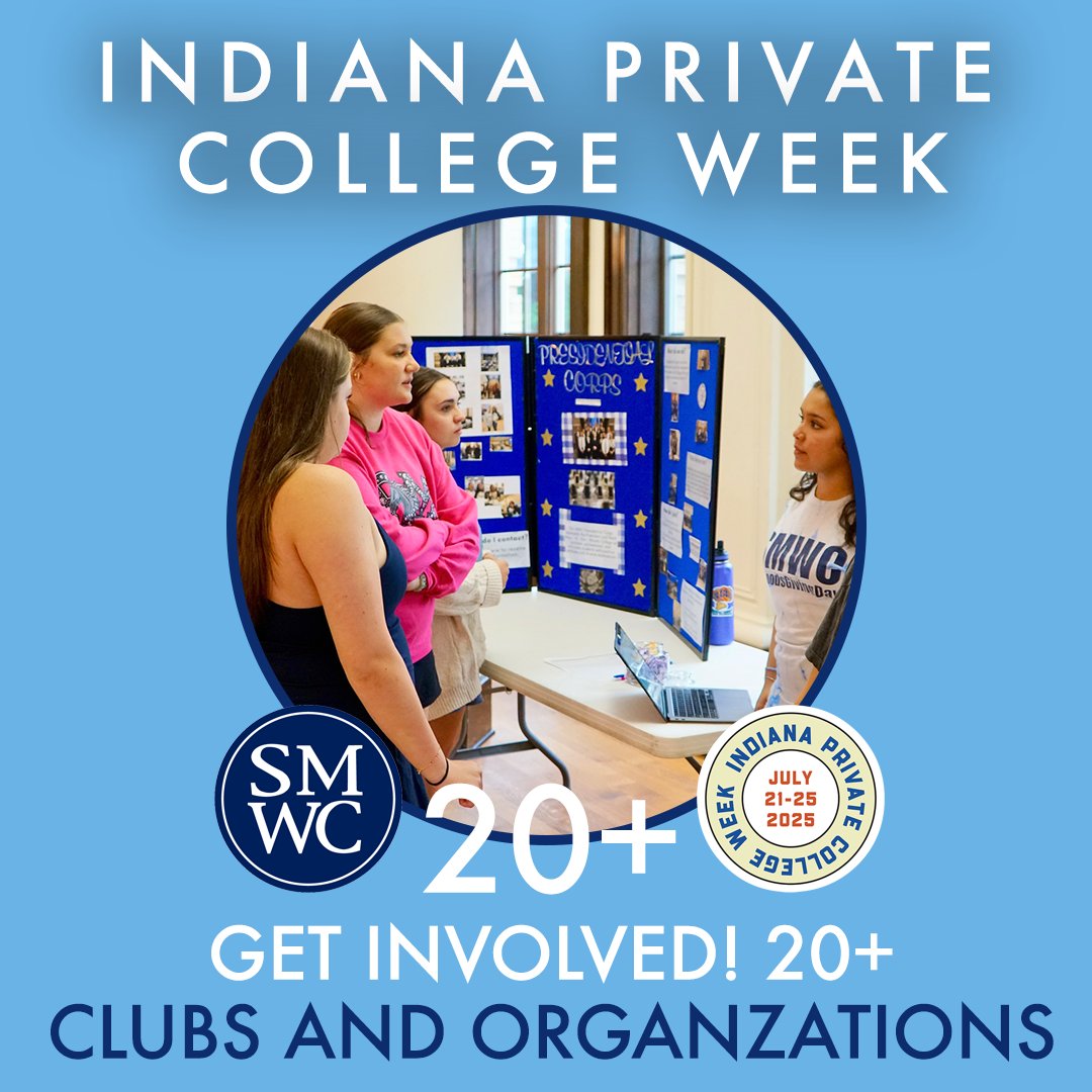 With over 20 clubs and extracurricular organizations, SMWC students are always encouraged to branch out and get involved! Check out the various opportunities for students to get involved! 
smwc.edu/student-life/s…
