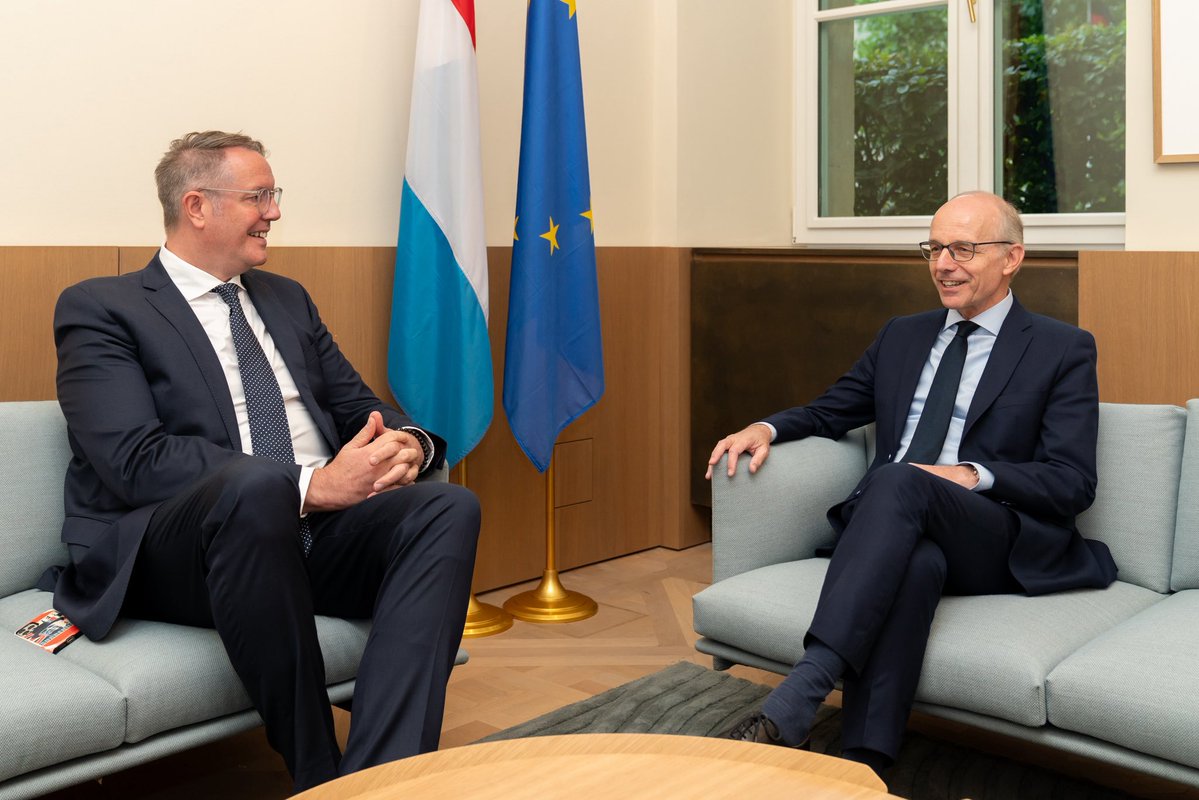 LucFrieden's tweet image. Danke für den Besuch lieber Ministerpräsident @Alex_Schweitzer.
Luxemburg und Rheinland-Pfalz teilen langjährige regionale Beziehungen und unsere gute Zusammenarbeit werden wir auch weiterhin fortführen und stärken.