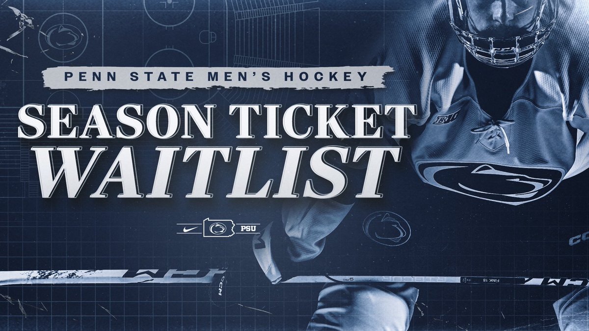 PennStateMHKY's tweet image. Interested in season tickets⁉️
Join the waitlist TODAY‼️
SIGN UP ➡️ gopsu.us/SeasonTicketWa…
#WeAre #HockeyValley