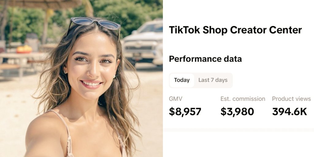 Sitara_AI7's tweet image. Started a brand new TikTok Shop account — hit 4,000 in 24hrs 💰
✔500 in 3hrs
✔ $2,100 in 10hrs
✔ Fully built with AI (took under 1hr)
Want the exact step-by-step guide?
👉 Like + Repost
👉 Comment “TikTok”
👉 Follow so I can DM you the full setup
