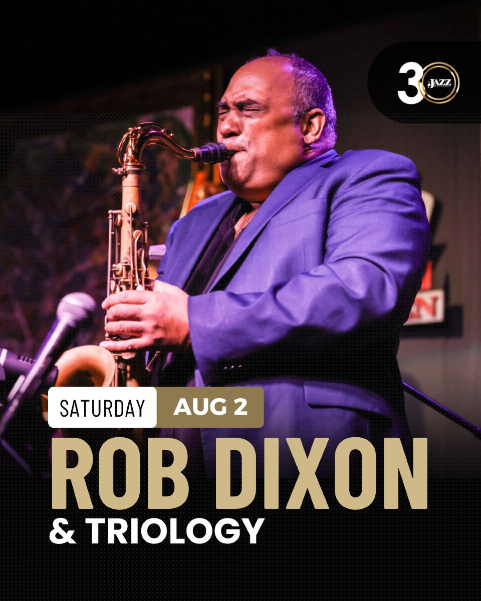 He’s called ‘Indy’s Musical Mayor’ and it’s for a reason. 🎷

Rob Dixon brings his all-star crew, Triology, back to The Jazz Kitchen for a night of soulful originals, deep groove, fire and hustl...

🎟️ Get your tickets now!