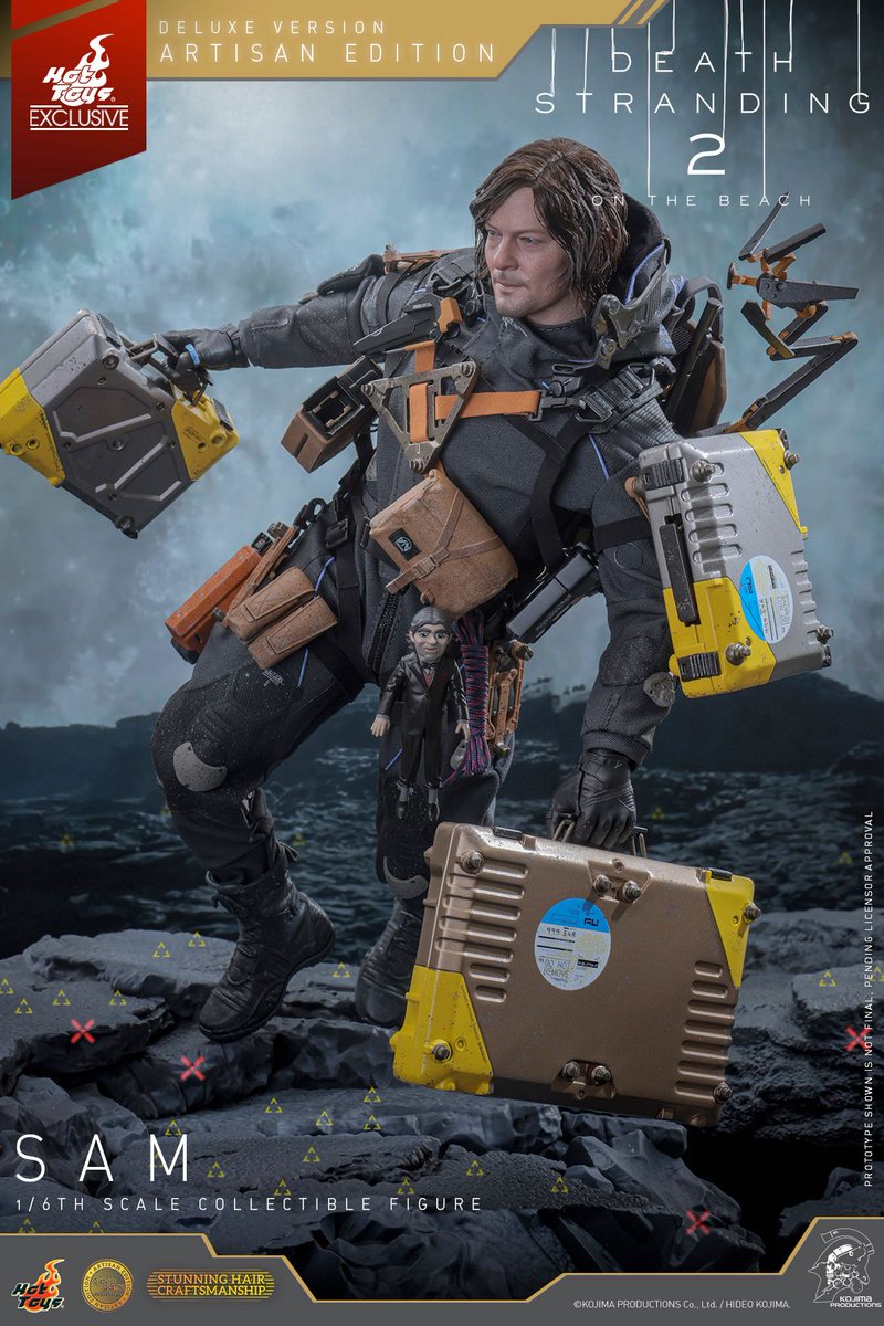 preterniadotcom's tweet image. Hot Toys Death Stranding 2: On the Beach 1/6 Scale Sam (Artisan Deluxe Edition).