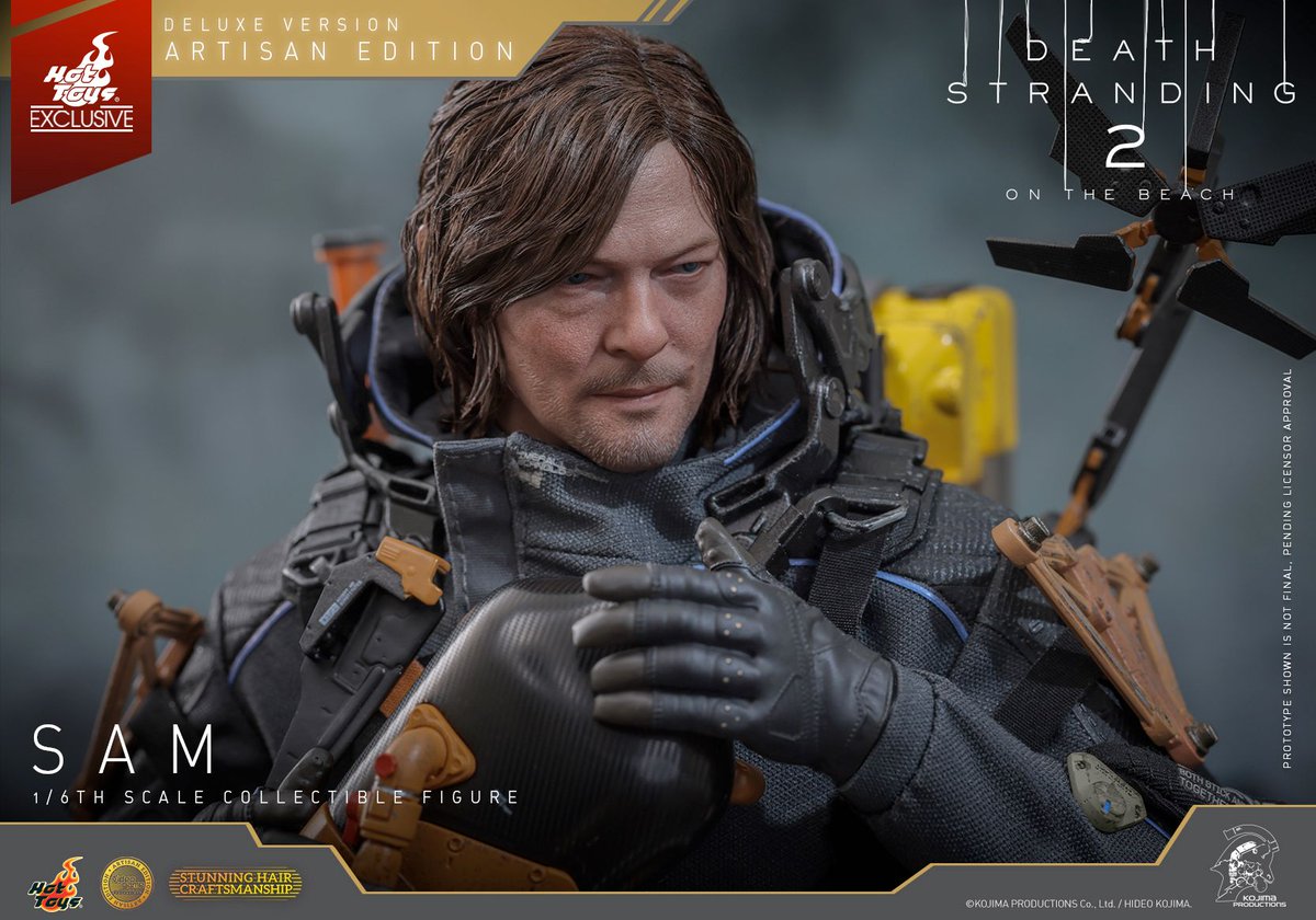 preterniadotcom's tweet image. Hot Toys Death Stranding 2: On the Beach 1/6 Scale Sam (Artisan Deluxe Edition).