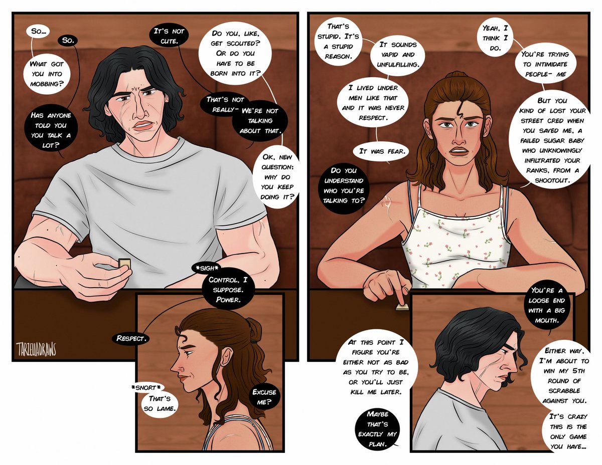 tarzelladraws's tweet image. Game night at the safe house
Not me finally finishing the π¬ baby x mob au follow up I started 2 months ago π