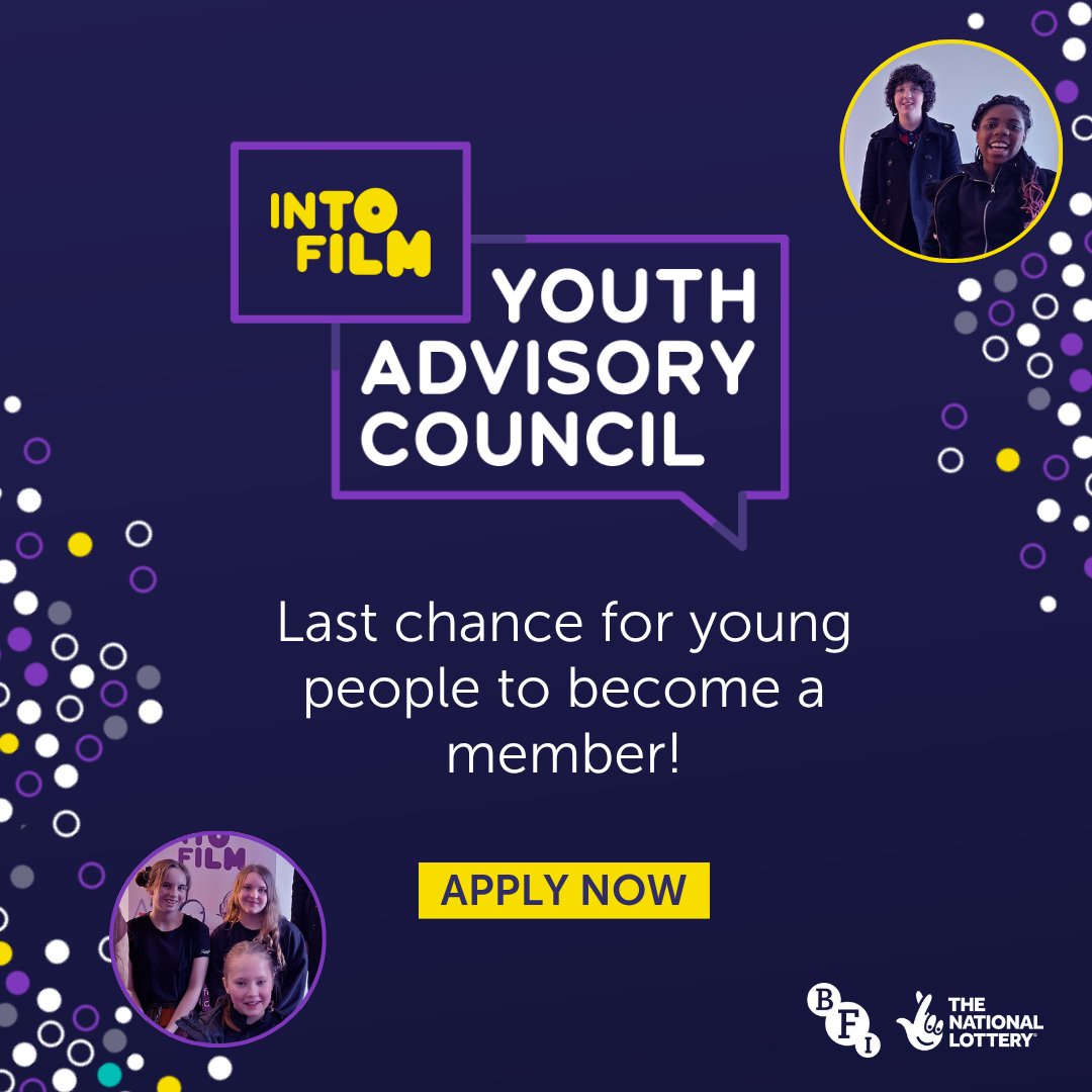 intofilm_edu's tweet image. Last chance to apply!🚨
Is there a film enthusiast in your life aged 10-18?🎥
This is the final call to join our Youth Advisory Council for young people to take part in exciting film-related activities.
🗓️ Apply by Monday 28 July 2025 at 10:00am bit.ly/4mWnwga