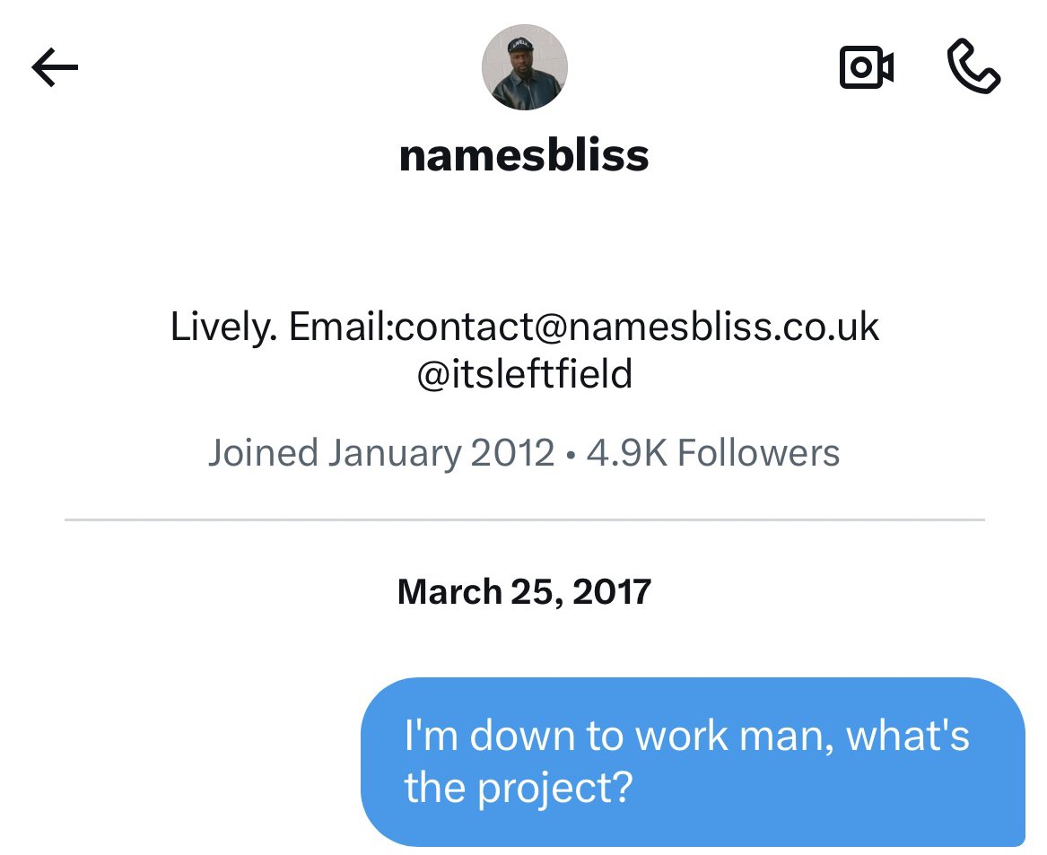 VAGRANT REAL ESTATE🌐 (@vagrantproducer) on Twitter photo First ever interaction with <a href="/namesbliss/">namesbliss</a> was a twitter DM back in 2017, responding to a tweet about producers/a new direction
This weekend I’m DJing for him in two different countries that I’ve never been to before 🇨🇿🇭🇷
Very lively First ever interaction with <a href="/namesbliss/">namesbliss</a> was a twitter DM back in 2017, responding to a tweet about producers/a new direction
This weekend I’m DJing for him in two different countries that I’ve never been to before 🇨🇿🇭🇷
Very lively