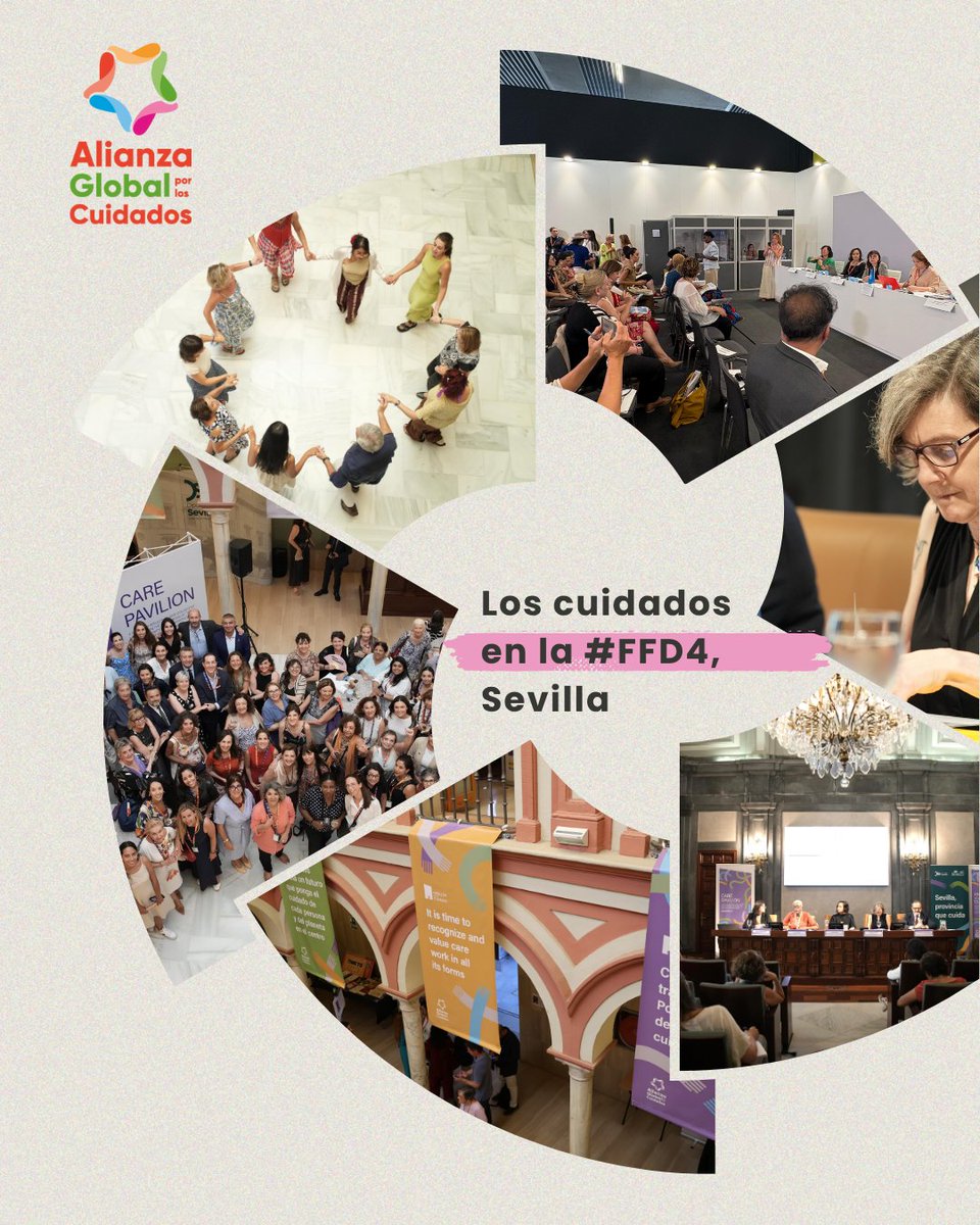 Global Alliance for Care (@galliancecare) on Twitter photo 📍En julio en Sevilla, ños cuidados ocuparon un lugar central en la agenda global de financiación para el desarrollo.
En la #FfD4 se lograron tres hitos que marcan un punto de inflexión. ¡Te contamos más abajo!🧵👇 
#CareAgenda 📍En julio en Sevilla, ños cuidados ocuparon un lugar central en la agenda global de financiación para el desarrollo.
En la #FfD4 se lograron tres hitos que marcan un punto de inflexión. ¡Te contamos más abajo!🧵👇 
#CareAgenda