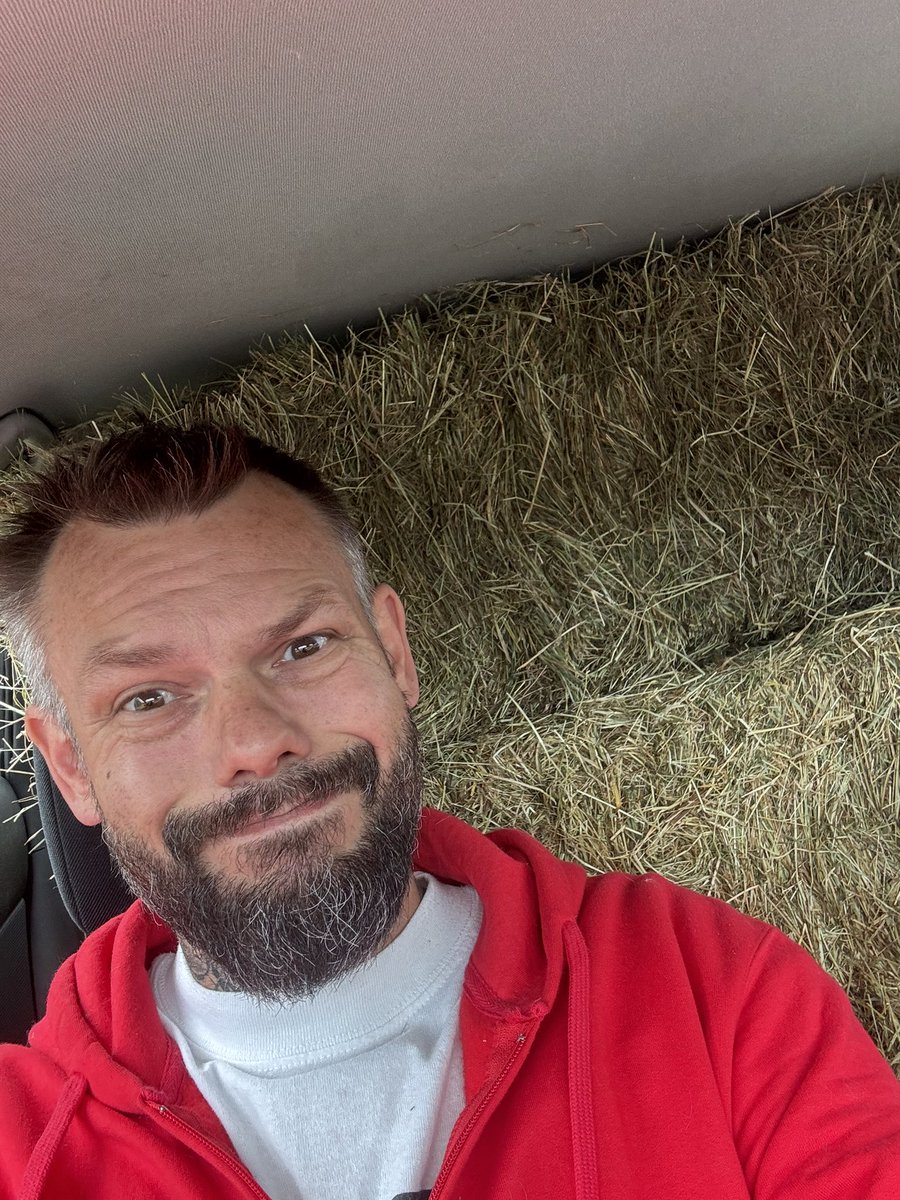 carrotcottagerr's tweet image. I spoke with @damekatydenise_ about how to properly secure your load. She said as we didn’t get raided by armed police, that the first load was probably ok 👌🏾
Still, we took her advice and secured it better this time and dared another hay trip ❤️