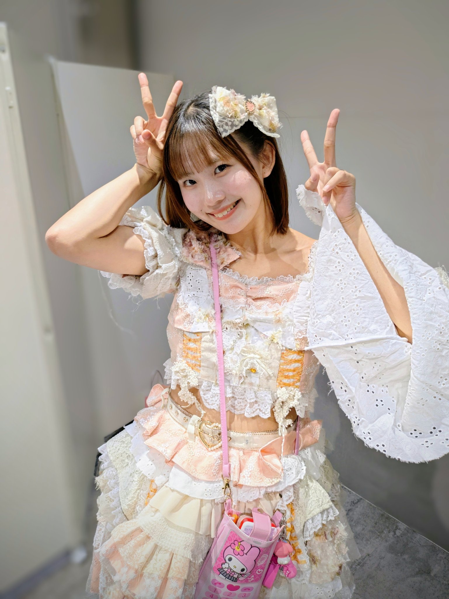 ISHIMIHO UVボレロ♡ UVボレロが大活躍。ふわっと羽織れるから暑い日も蒸れない。作っ