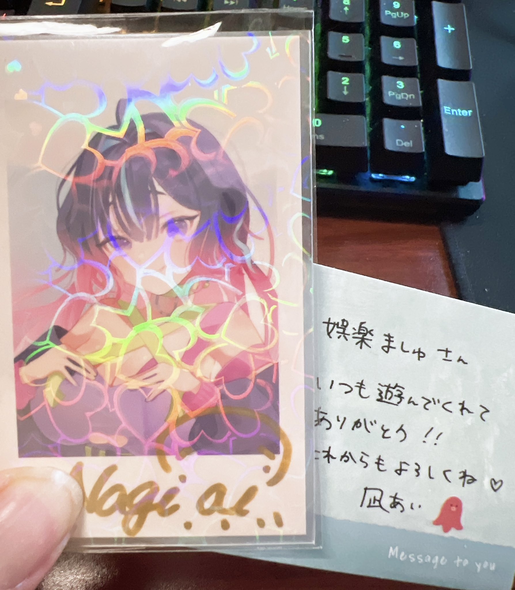 ロリPは面白くてかっこいいコンピ (ロリP直筆サイン入り) 楽天市場】紫咲シオン 直筆サイン入りAmeもち描き下ろしチェキ風