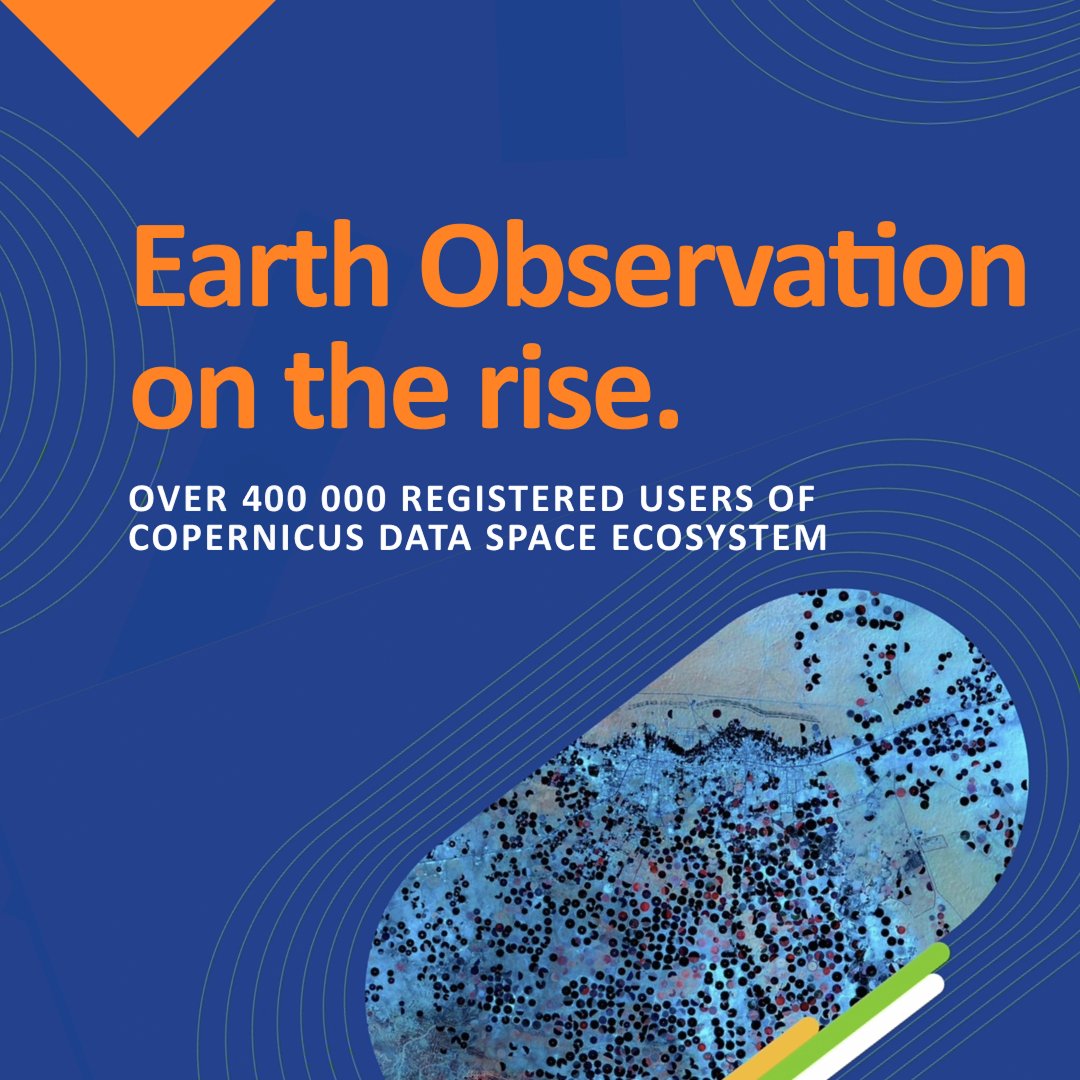 CloudFerro S.A. (@cloudferro) on Twitter photo Is #EarthObservation on the rise? Look at the number of registered users in the <a href="/CopernicusEU/">Copernicus EU</a> (CDSE) that has now exceeded 400K! This one of the world’s largest #EO repositories is powered by <a href="/tsystemscom/">T-Systems</a>, <a href="/CloudFerro/">CloudFerro S.A.</a>, <a href="/sinergise/">Sinergise</a> , <a href="/VITO_RS_/">VITO Remote Sensing</a>, <a href="/DLR_en/">DLR - English</a> , <a href="/acri_st/">ACRI_ST</a> and <a href="/rheagroup/">RHEA Group</a> Is #EarthObservation on the rise? Look at the number of registered users in the <a href="/CopernicusEU/">Copernicus EU</a> (CDSE) that has now exceeded 400K! This one of the world’s largest #EO repositories is powered by <a href="/tsystemscom/">T-Systems</a>, <a href="/CloudFerro/">CloudFerro S.A.</a>, <a href="/sinergise/">Sinergise</a> , <a href="/VITO_RS_/">VITO Remote Sensing</a>, <a href="/DLR_en/">DLR - English</a> , <a href="/acri_st/">ACRI_ST</a> and <a href="/rheagroup/">RHEA Group</a>
