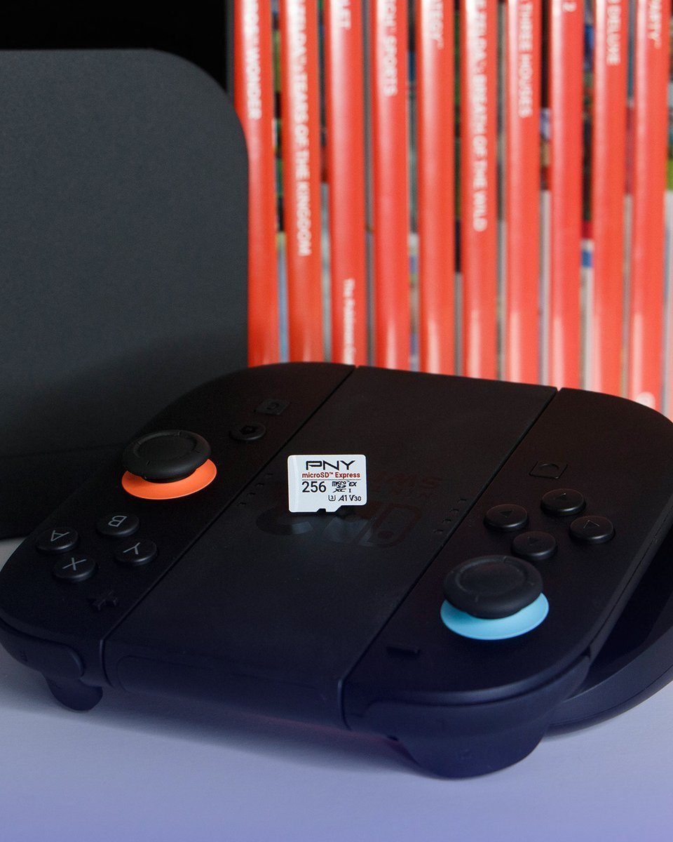 New games, new adventures! 🍌 Double your Nintendo Switch 2 space with the ultra-fast PNY microSD Express card.