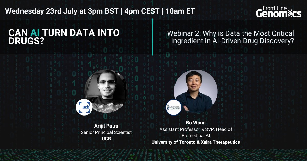 FLGenomics's tweet image. Only one hour to go! Today’s session will focus on how the industry is improving model accuracy and clinical relevance via novel data types, large-scale platforms, and integrative approaches. Secure your spot now: hubs.la/Q03yqmJR0 #AI #drugdiscovery