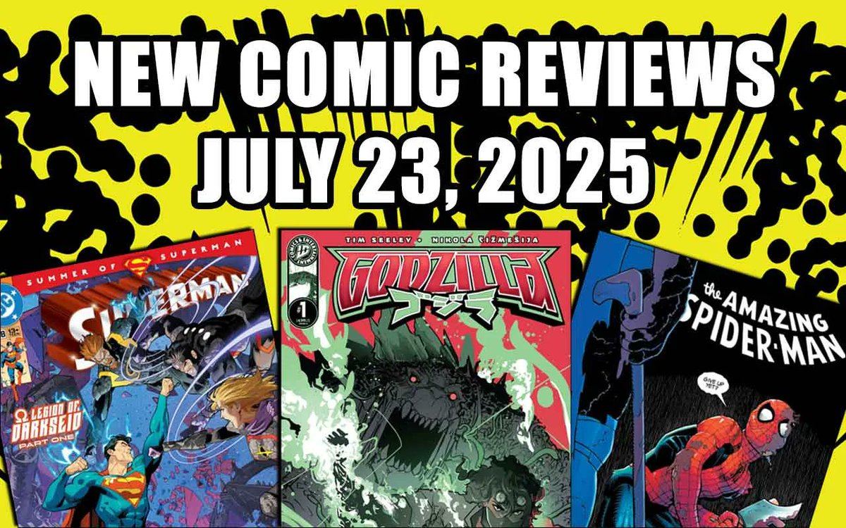 comicbooklive's tweet image. The Stack: Godzilla, Superman, And More comicbookclublive.com/2025/07/23/the…