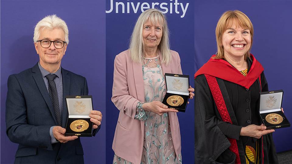 lborouniversity's tweet image. We&apos;re pleased to have awarded 7 people a University Medal during last week&apos;s Summer Graduations! 🥇

This prestigious accolade recognises exceptional service, dedication and leadership across the University and beyond.

Read more ➡️ lboro.uk/44HAGXf