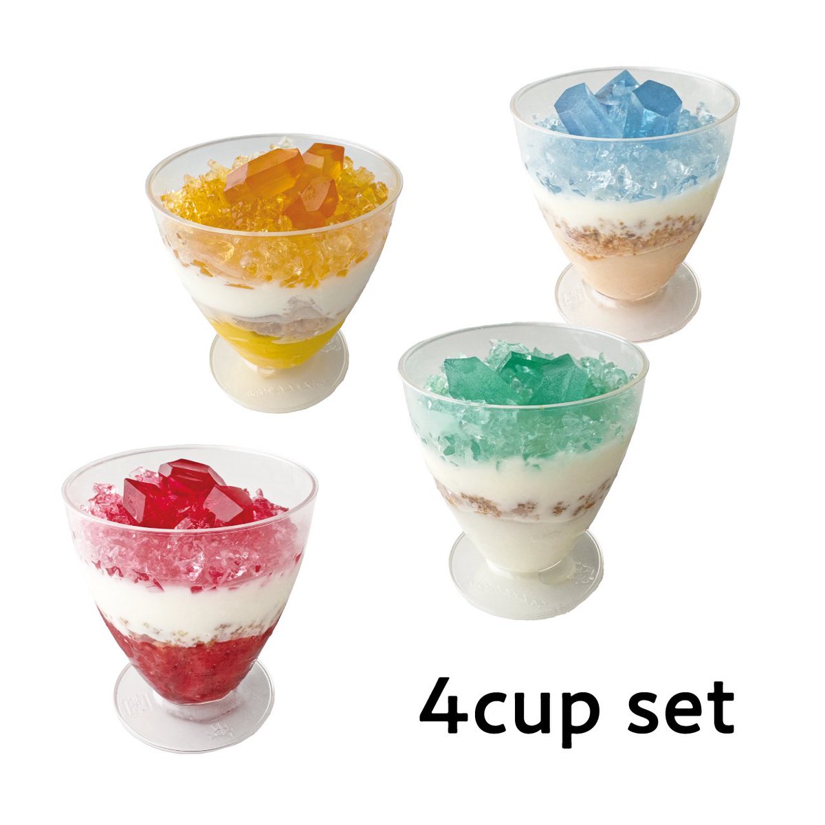 harapecolab's tweet image. 【宝石アイスパフェ】
昨夜の投稿に、楽しみ!と沢山のご反響をいただきとても嬉しく思っております。
販売開始は明日7/24正午12時スタートです✨
6個セットと4個セットでご用意。
冷凍便で全国発送いたします。
こうぶつヲカシのサマーキャンペーンも開催中❣️
harapecolab.com
