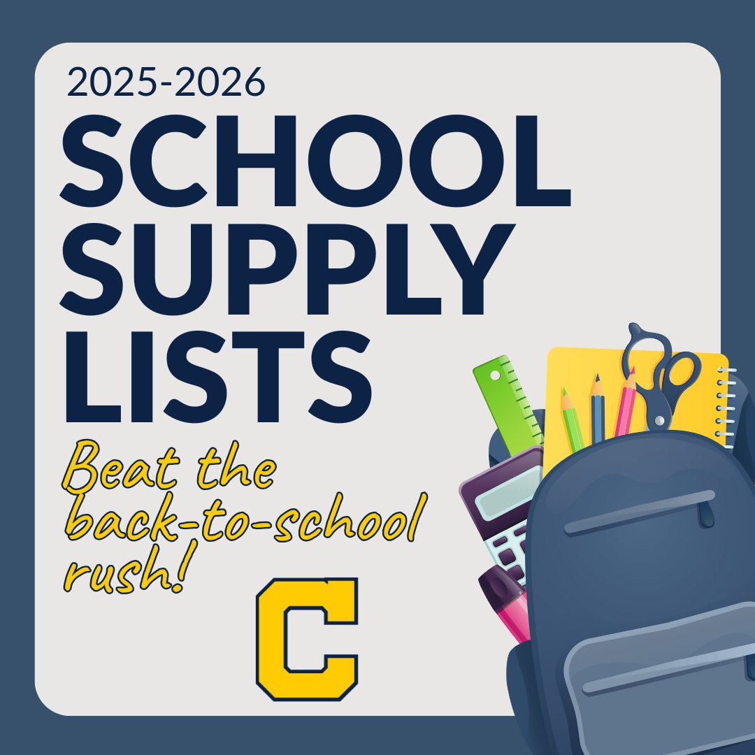 ✅ 2025–2026 School Supply Lists Are Now Available!

Check out your child’s supply list at the link below and take advantage of Ohio’s Sales Tax Holiday, happening August 1–14. It’s the perfect time to get everything you need for the new school year.

copley-fairlawn.org/resources/scho…