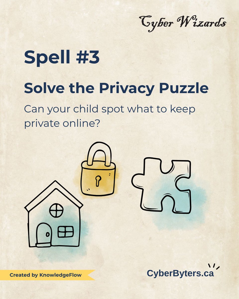 ✨ Cast privacy spells &amp; solve tech puzzles!
Cyber Wizards lets Grades 3–4 master online safety through magical, interactive quests.

🧙 Fun for kids, peace of mind for teachers.
💻 Free &amp; always ready.

🌐 Full Gr. 1–12 series at CyberByters.ca

#EdTechCanada