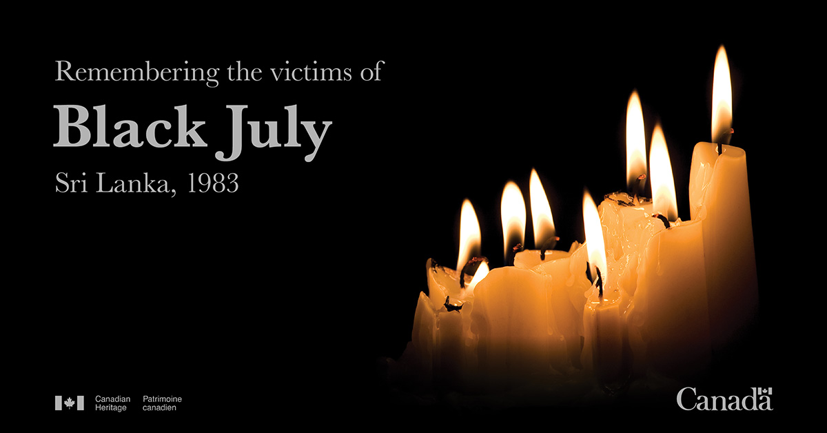 CdnHeritage's tweet image. Black July was a major catalyst for the deadly, multi-decade civil war in Sri Lanka.
Today, let’s take a moment to remember this dark chapter in history and reflect on the value of peace.