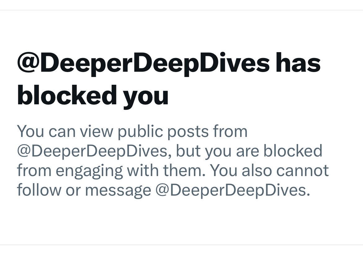 PierreJouet's tweet image. .@DeeperDeepDives

Bitch move.