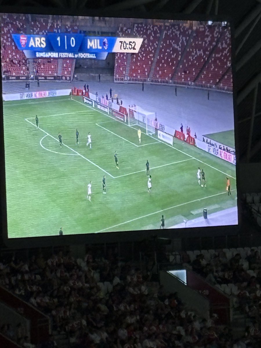 1 0 to the Arsenal and Dowman looks fantastic since he’s been on 👌