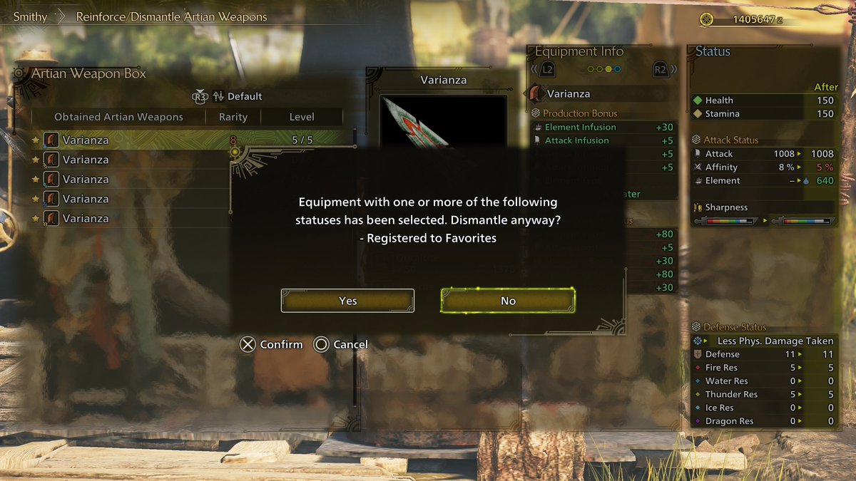 monsterhunter's tweet image. 🛡 Guild Report 12 🛡
The team has heard the requests regarding Artian weapon management, and will implement improvements in the Ver.1.021 update planned for early August.
Request:
Add a way to lock and sort Artian weapons.
Improvement:
A new "Add to Favorites" feature will be…