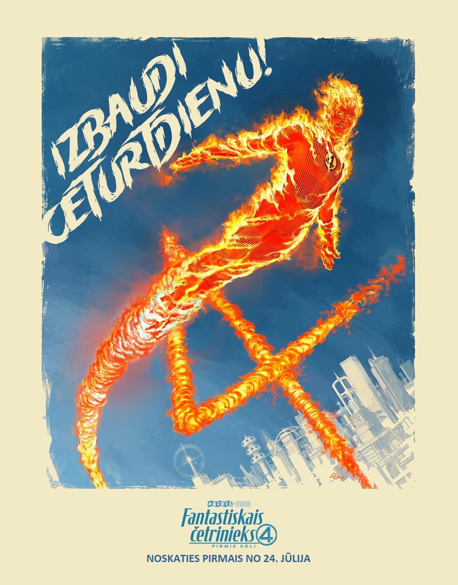 Vai tu jau esi gatavs lieliskajai ceturtdienai, lai dotos uz filmas "Fantastiskais četrinieks: Pirmie soļi" īpašajiem seansiem? Tiekamies!
#FantasticFour #TiekamiesKino #LabsKino #labskino:fantastic-four