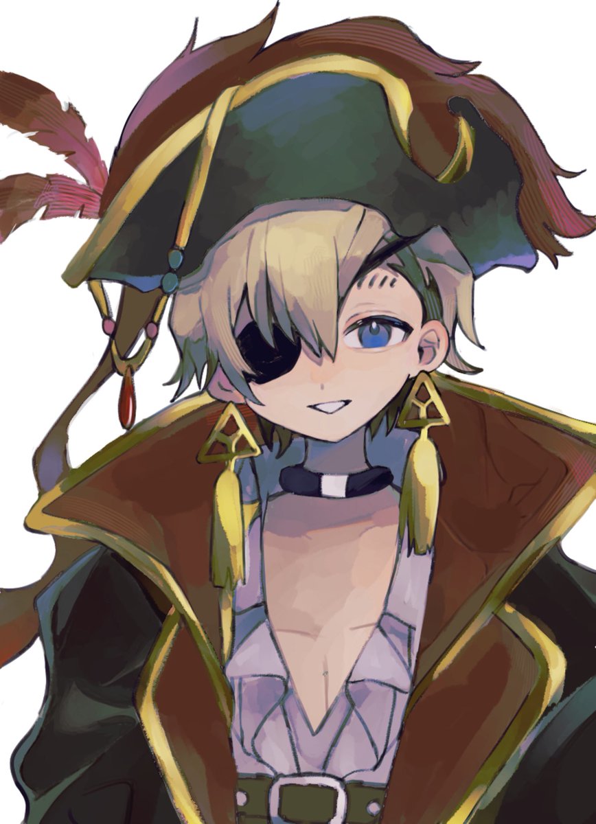 chamopichamo's tweet image. 海賊衣装×ザンカくん🏴‍☠️ #GACHIAKUTA  #ガチアクタ