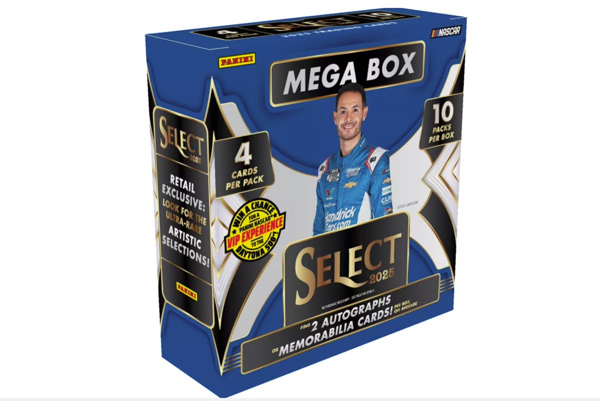 HobbyRecap's tweet image. 2025 Panini Select Racing Mega Box #ad
$53.99
➡️mavely.app.link/e/Qv44SpRMeVb