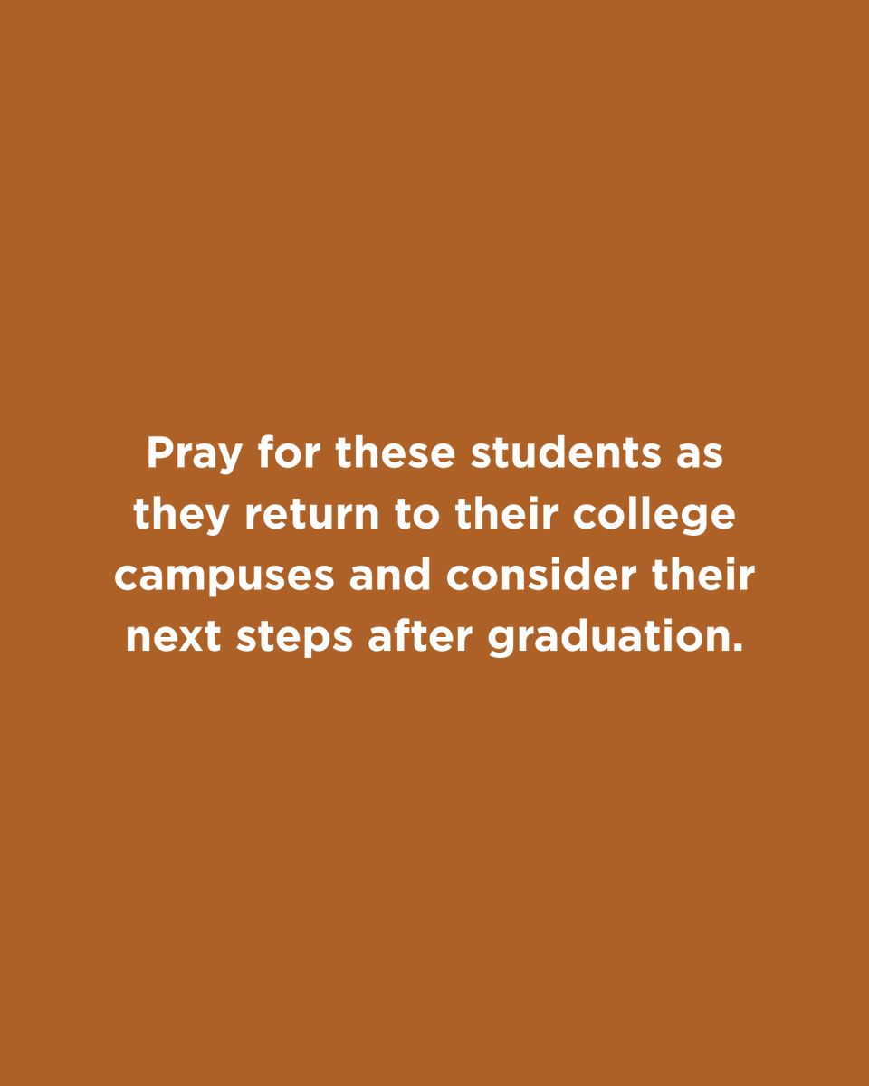 NAMB_SBC's tweet image. The next generation is making a gospel impact in North America! 👏
🙏 Pray for GenSend summer missionaries as they return to their college campuses and consider how they will leverage their life after graduation.
#MoreThanASummer #GenSend25
