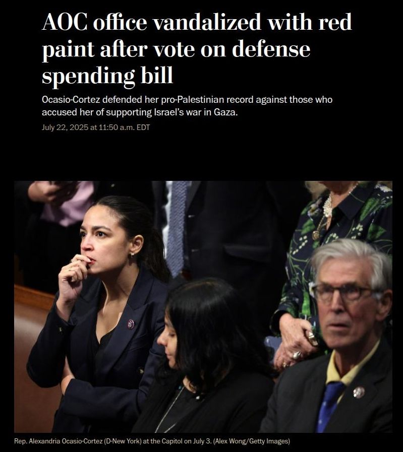 jdpoc's tweet image. I seem to recall the White House calling any form of vandalism based on political motives ... 'Terrorism'. Or is that only for #Tesla ?