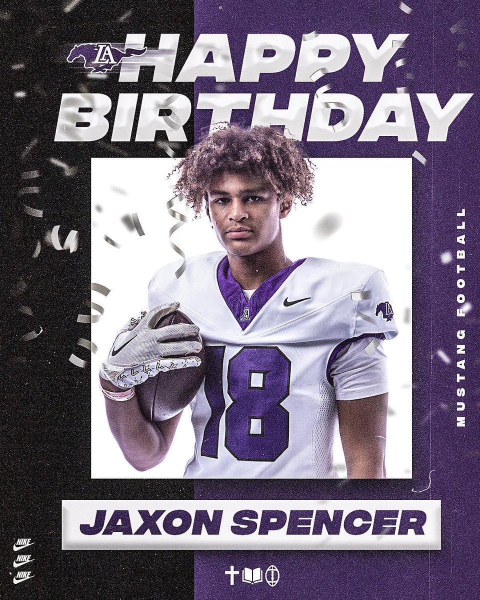 LAmustangFB's tweet image. Happy Birthday to Jaxon Spencer! #BibleBooksBall