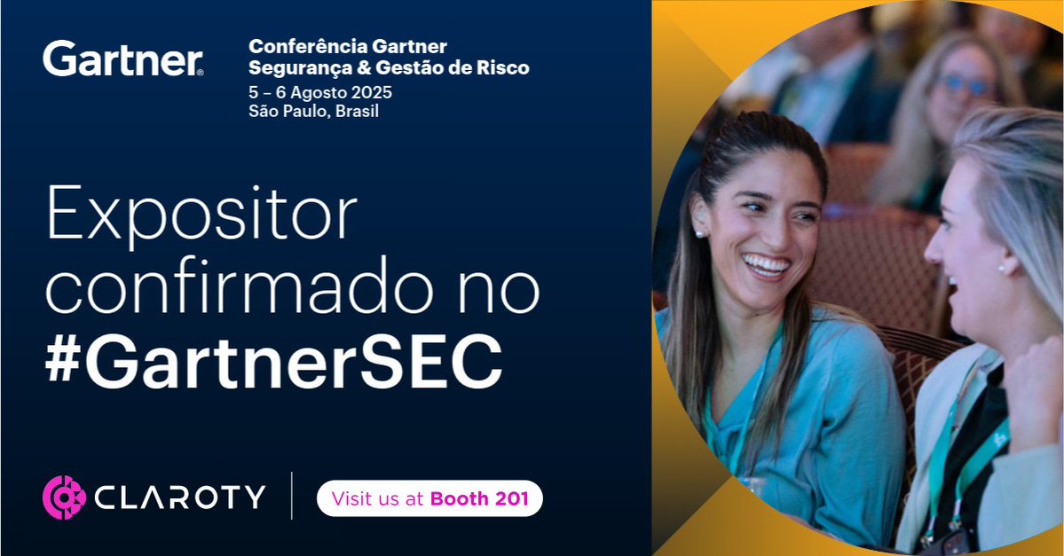 Claroty's tweet image. 📣 Junte-se a nós na #GartnerSEC, e seja parte da transformação, enfrentando os principais desafios para capacitar organizações inovadoras e resilientes do futuro. 🔗 hubs.li/Q03xNS2Z0
#Claroty #ClarotyLATAM #MagicQuadrant