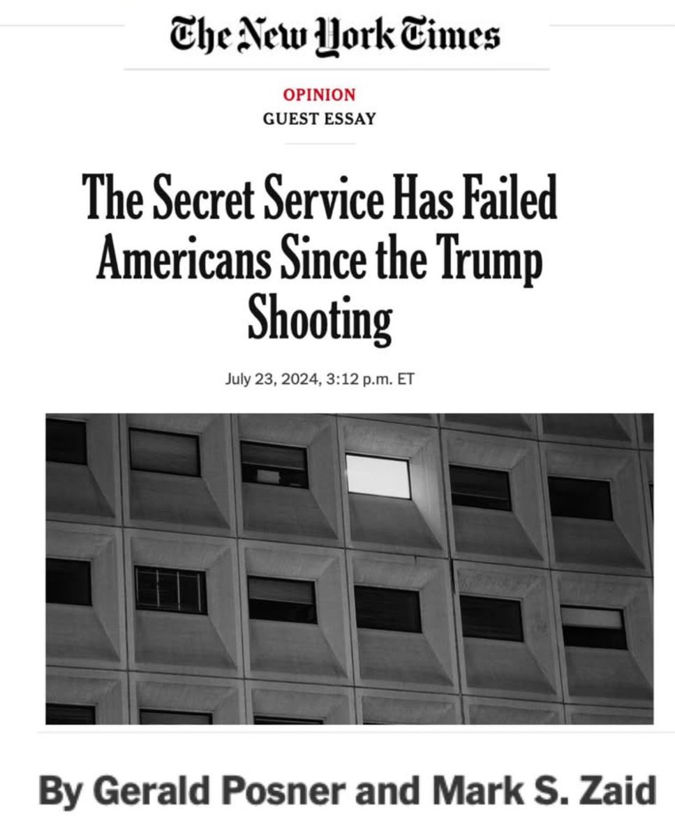 geraldposner's tweet image. Last year OTD @MarkSZaidEsq and I called for “a Sept. 11-style commission, with broad subpoena power, free of far-right and far-left political appointees” to investigate the assassination attempts on Trump.
“Without such an independent inquiry and report, however, history will…